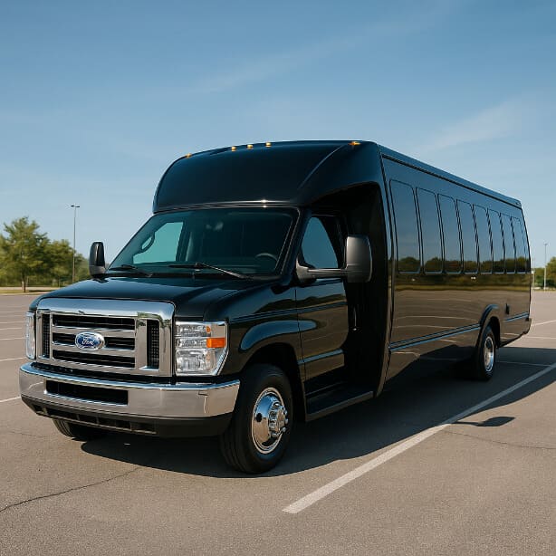 Charter Bus Rental Overland Park 18 Passenger Minibus