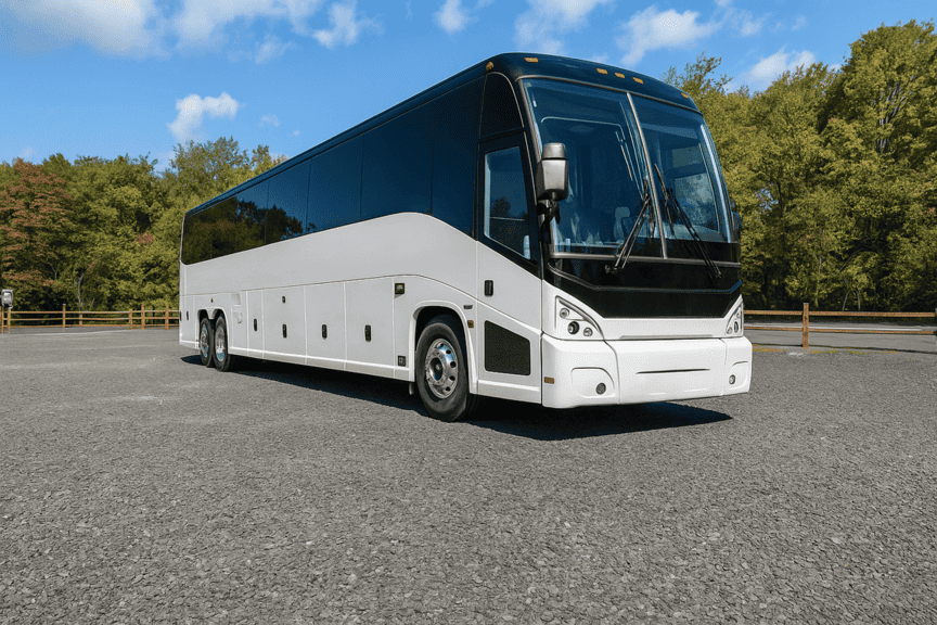 picture of Charter Bus Rental Overland Park coach bus